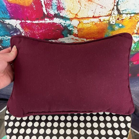 Vintage Mother Tapestry Floral Accent Throw Pillow 12.5" w x 8.5" T - Picture 4 of 4